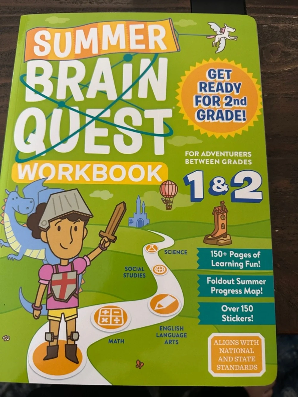 Summer Brain Quest Workbook for 1 & 2 - new